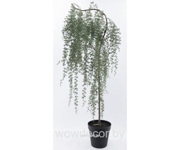 Декоративное изделие "Лиственница плакучая в горшке", H150 см